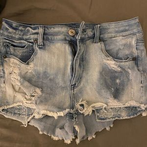 American eagle high rise shortie shorts